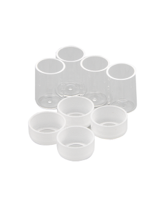 Self Sealing Quartz Crucibles, Set of 4