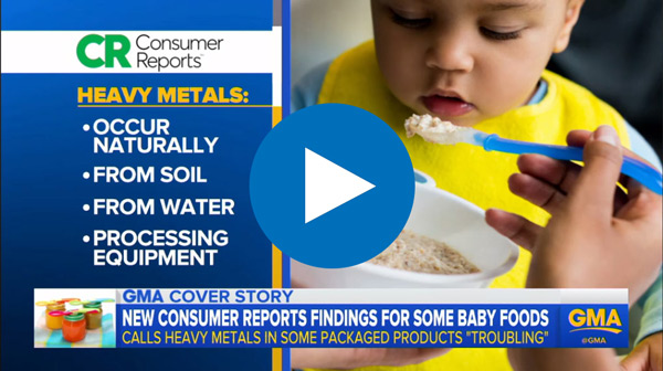 Heavy Metals in Baby Food - Consumer Reports using CEM MARS 6